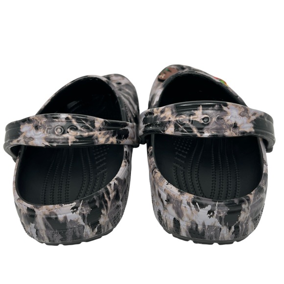 Crocs Classic Bleach Dye Slip On With Jibits Mules Clogs Size 10 (M) / 12 (W) - Picture 6 of 13